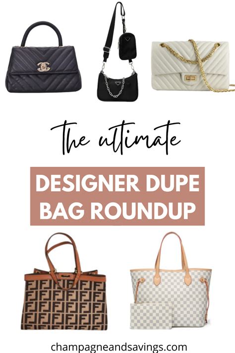 dupe luxury bags|knock off designer tote bags.